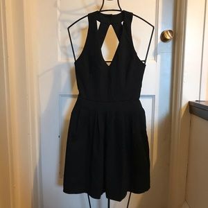 NWOT BR Halter Top Fit and Flare Dress